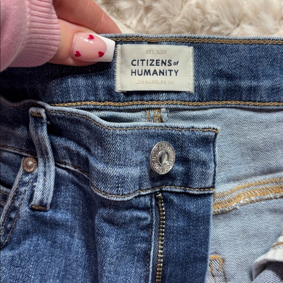 Citizens of Humanity Chrissy High Rise Skinny Jeans Size 31 Medium Wash - Picture 4 of 6